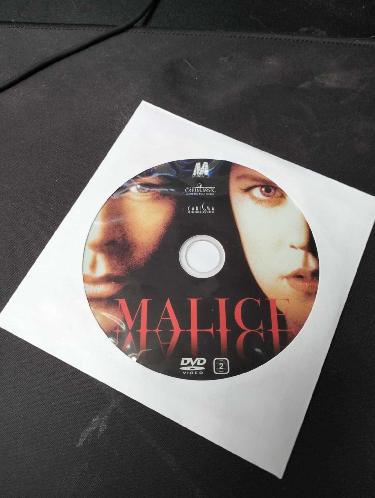 Malice film DVD.