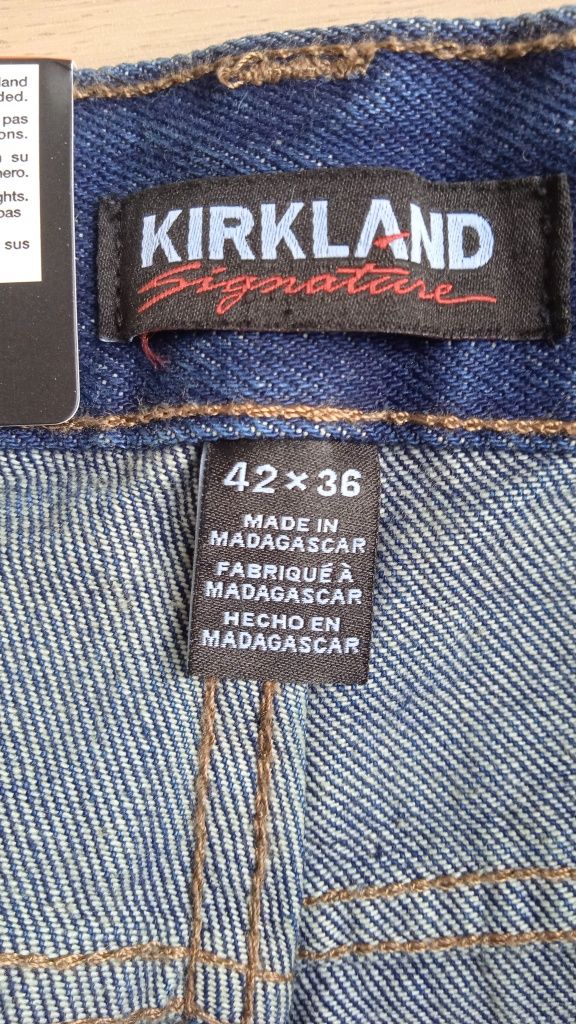 Джинси чоловічі бренду KIRKLAND. США. Р. 44х34