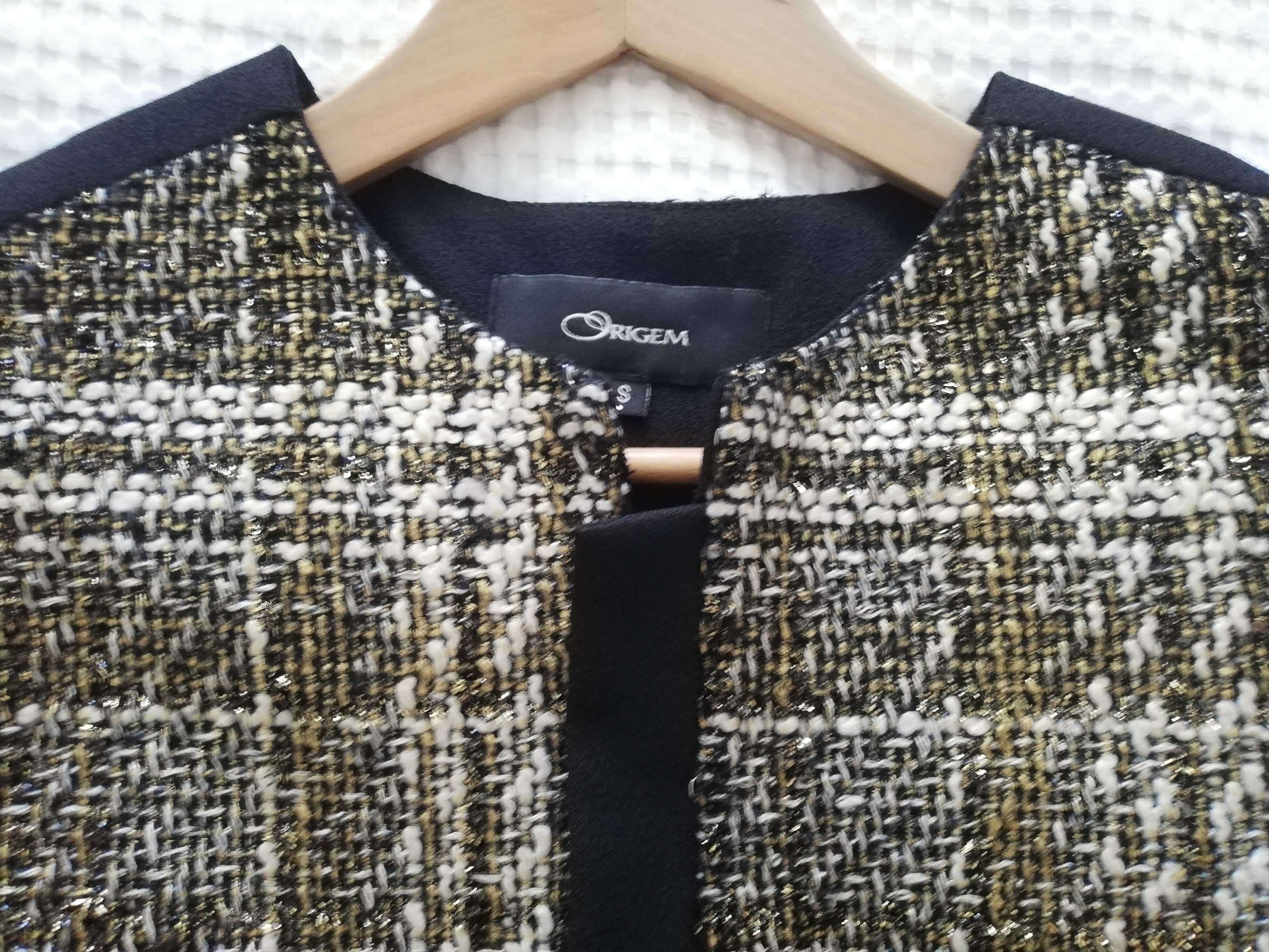 Casaco / Jaqueta Jacquard Xadrez