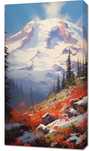Obraz 50x90cm Majestat Górskich Przełęczy