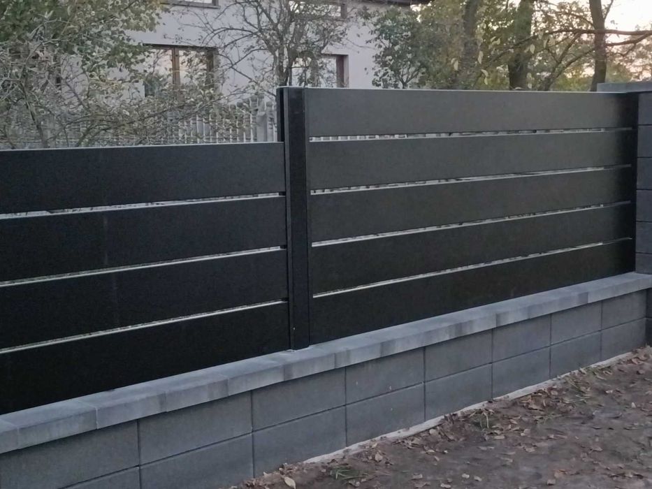 Sztachety metalowe profil 150 ocynkowany, malowany proszkowo NA WYMIAR