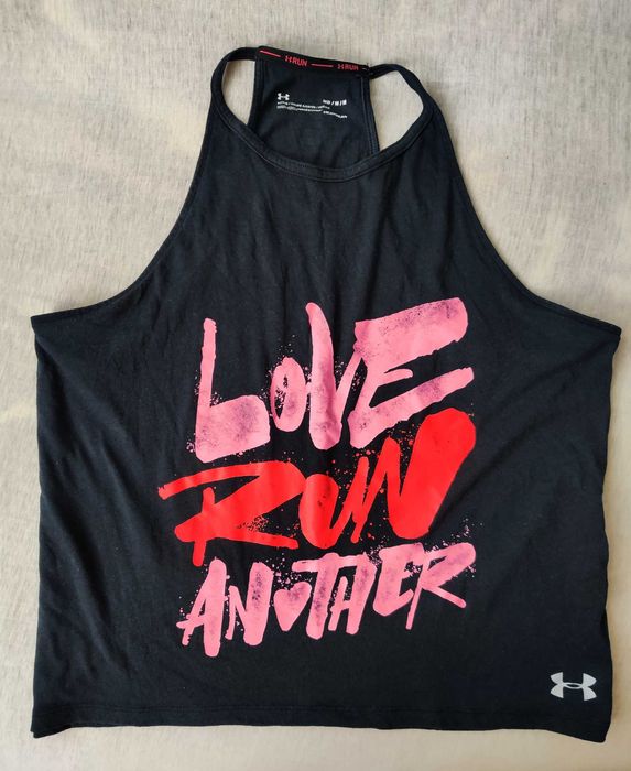 Koszulka Under Armour Heat Gear M czarna run damska bokserka fitted
