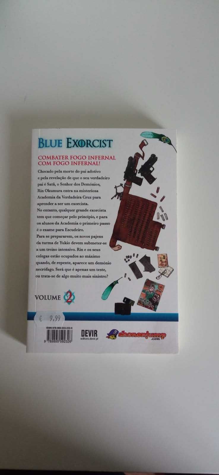 Livro manga coleção Blue Exorcist volume 2