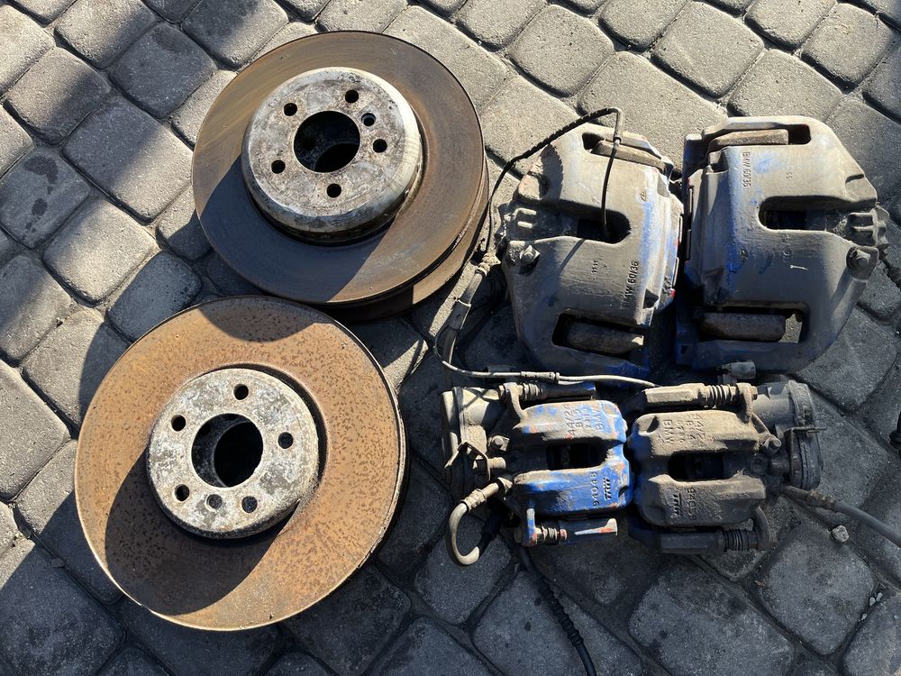 Hamulce swap przod tyl bmw f10 f11 535 d i 348mm zaciski tarcze