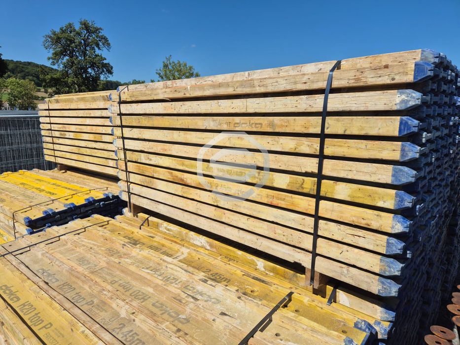 Stemple Podpory Sztyce Sklejka Dźwigary DOKI Głowice Trójnogi Żabki