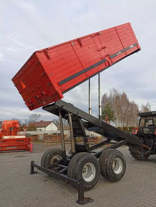 Przyczepa rolnicza wywrotka tandem wysokiego składowania. 12.5T