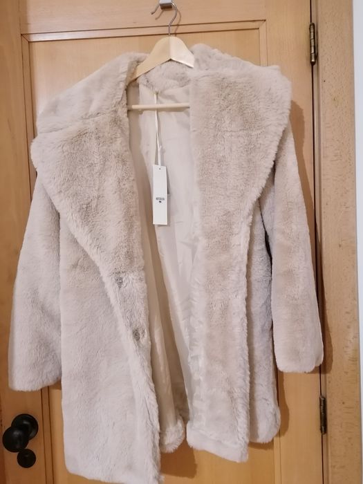 Vendo casaco de pelo beje