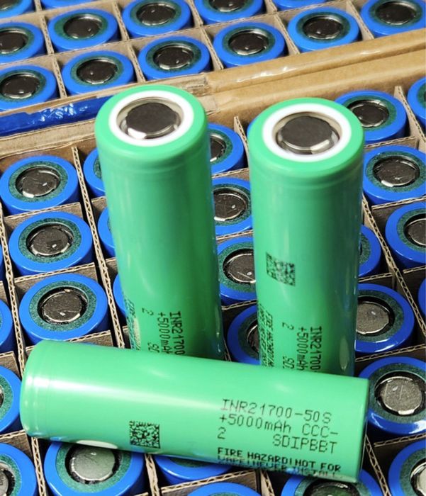 Высокотоковые аккумуляторы 2025! Samsung 50S Samsung 21700