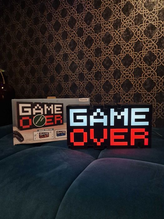 Lampka Game over gamingowa