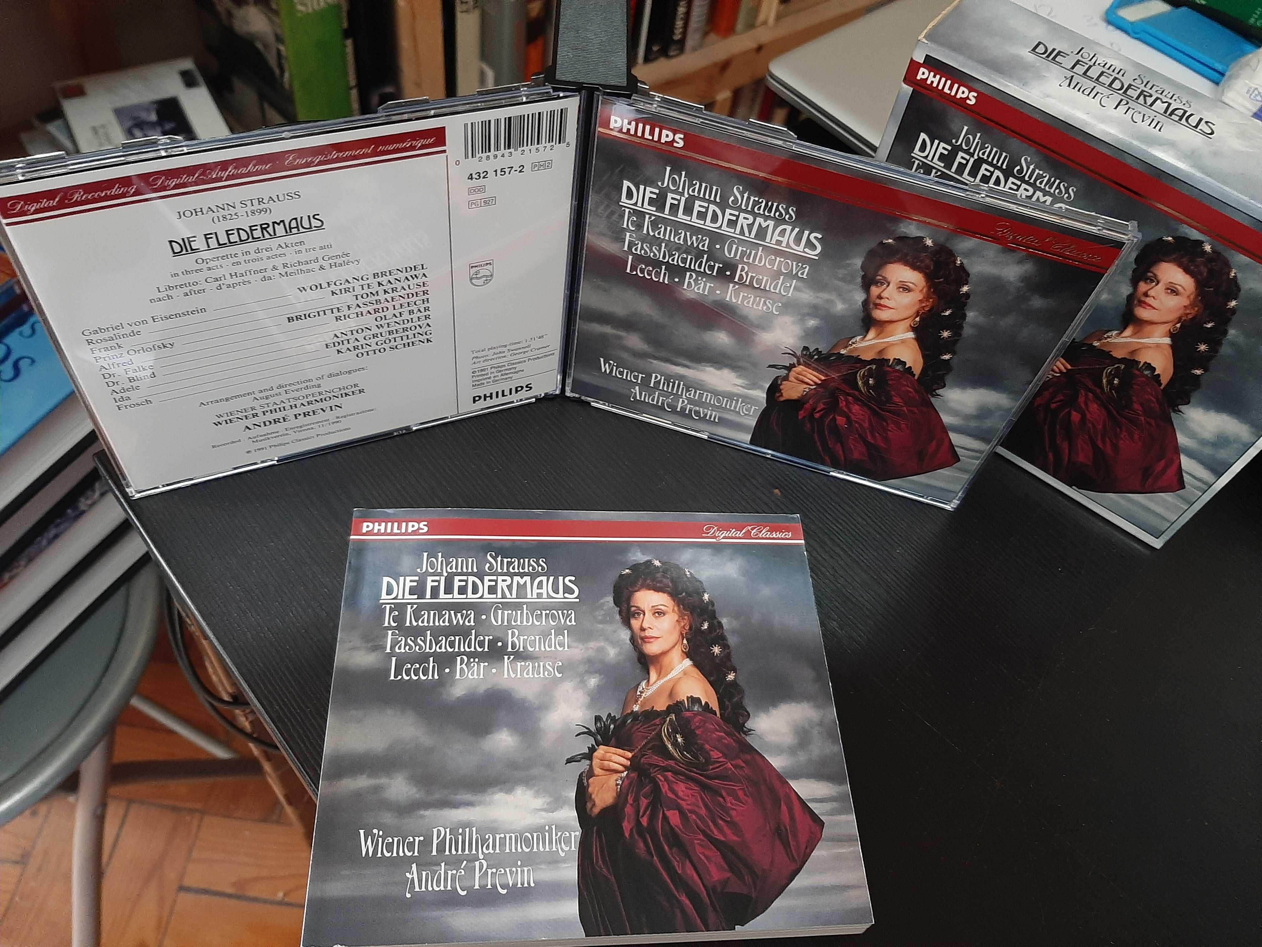 Strauss – Die Fledermaus – Te Kanawa, Gruberova, Fassbaender – Previn