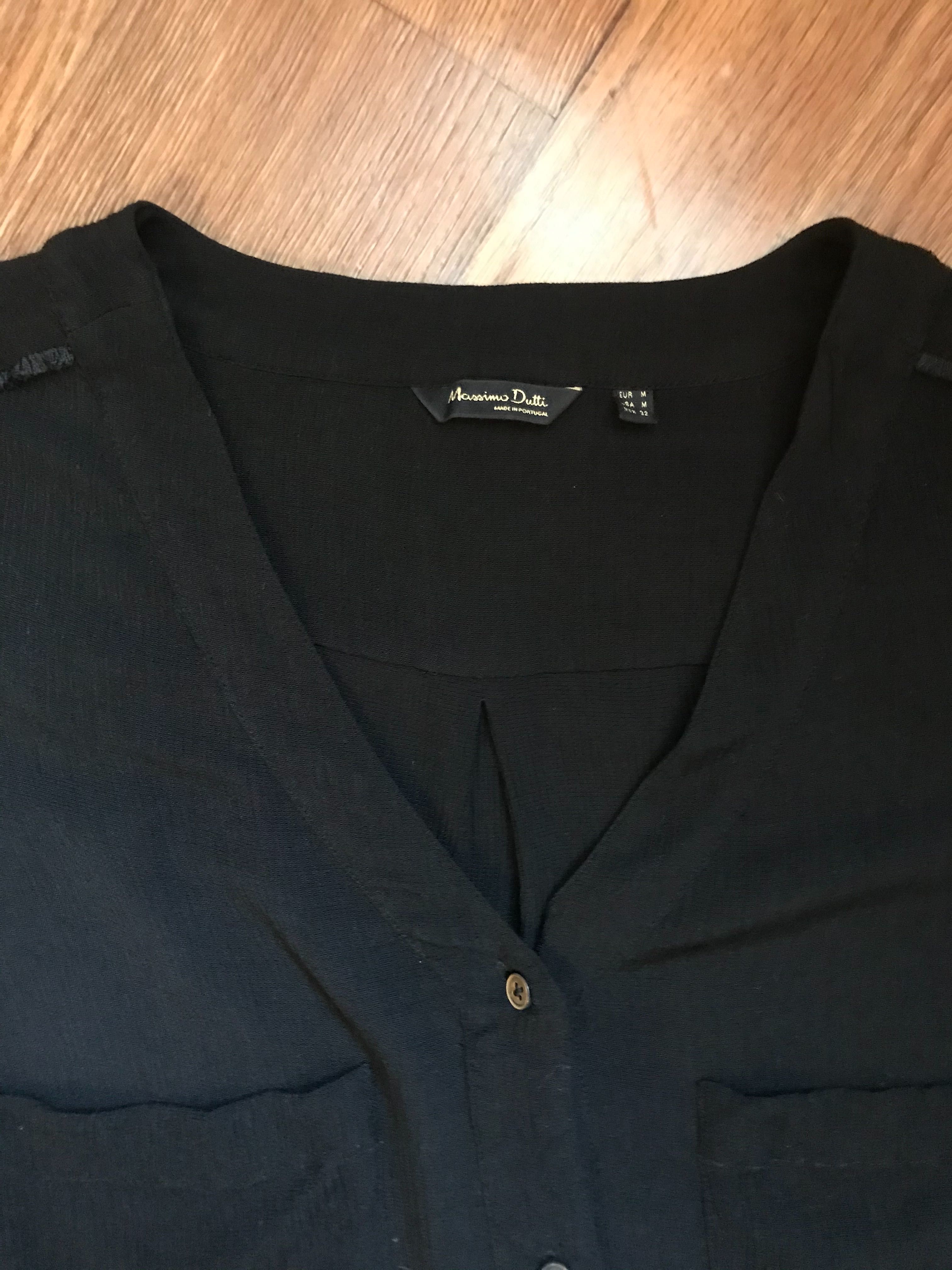 Блуза чорна Massimo Dutti , розмір М