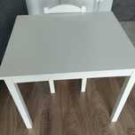 Zestaw stolik i krzesełko białe Ikea
