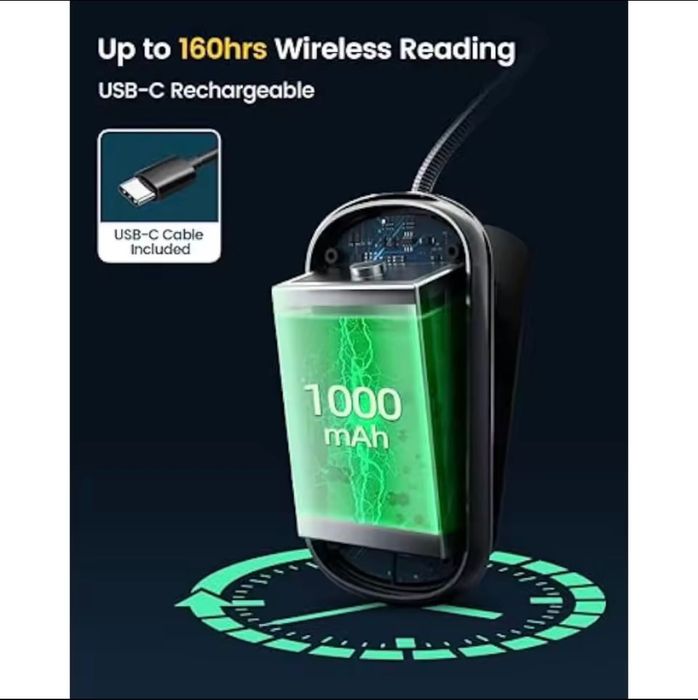 Лампа для читання / Лампа з кліпсою / Лампа з акумулятором