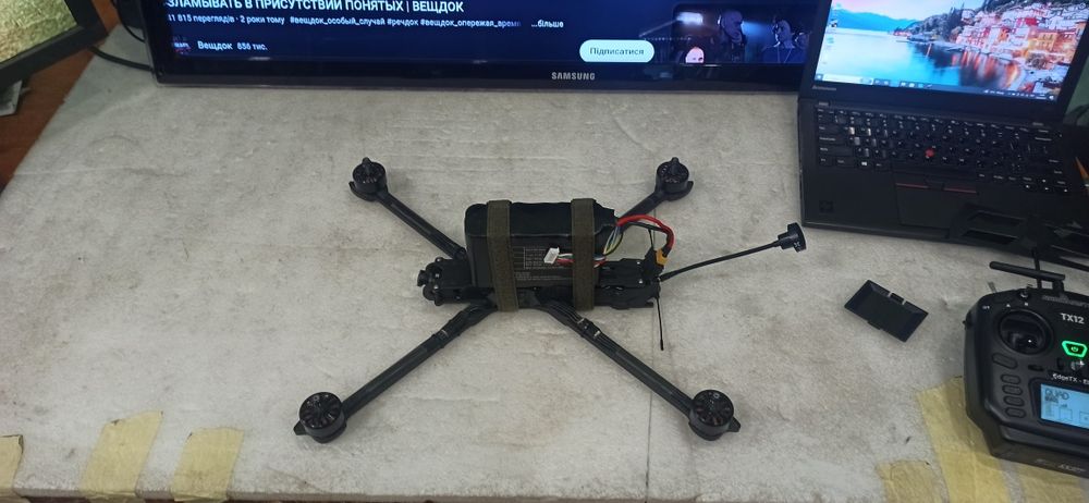 Fpv дрон iflight chimera 7 ( 10 дюймів ) завод  cat 3 5.8 вживаний  б/
