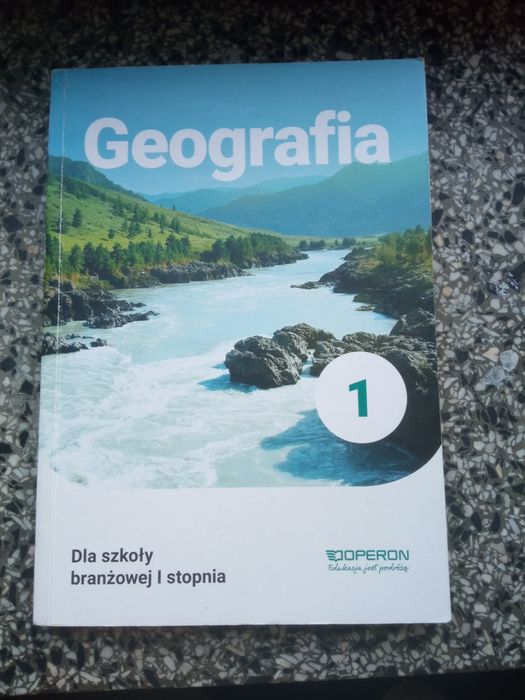 Książka do geografii dla szkoły branżowej pierwszego stopnia