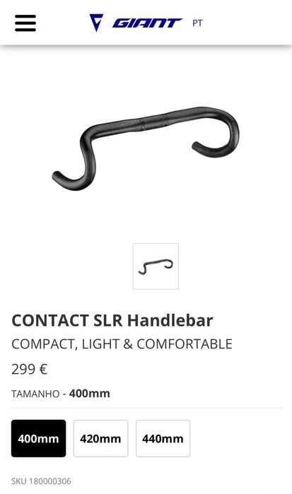 Guiador Giant Contact SLR Handlebar
