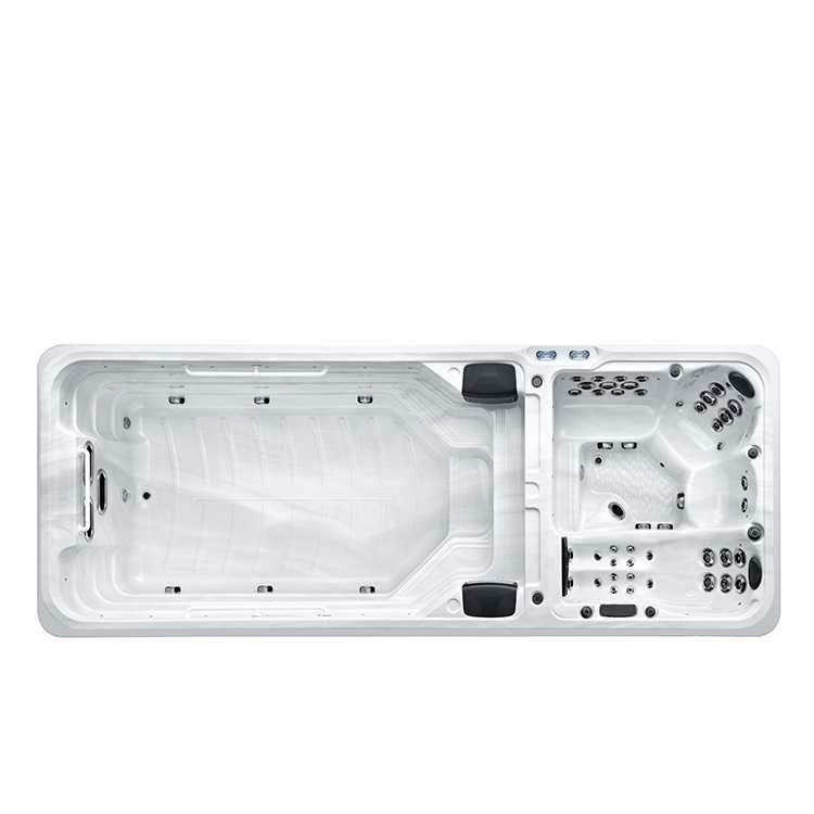 Basen z przeciwprądami wraz z Jacuzzi MADAGASKAR 900 (MONTAŻ)