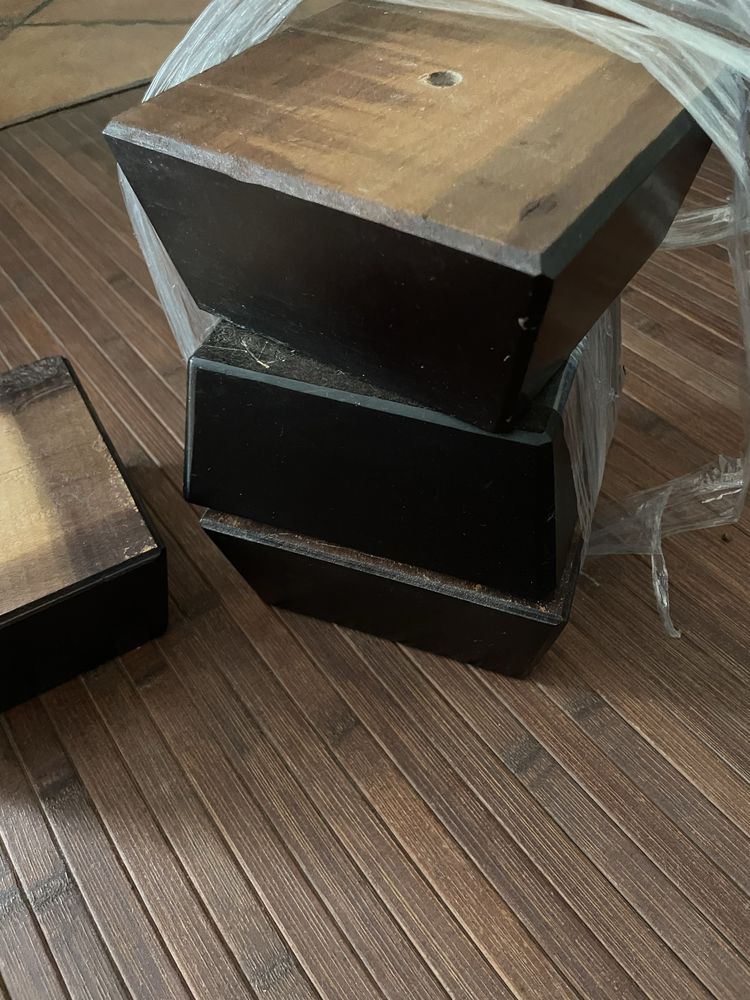 Conjunto de pés para sofa (em madeira)