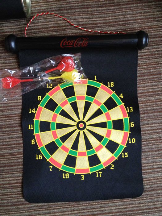 Rzutki magnetyczne Dart z logo Coca Cola- Nowe dwustronne