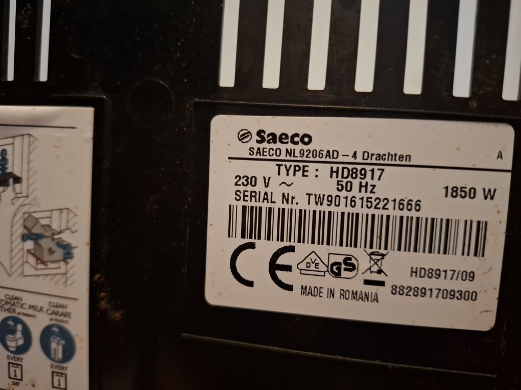Ekspres Saeco uszkodzony