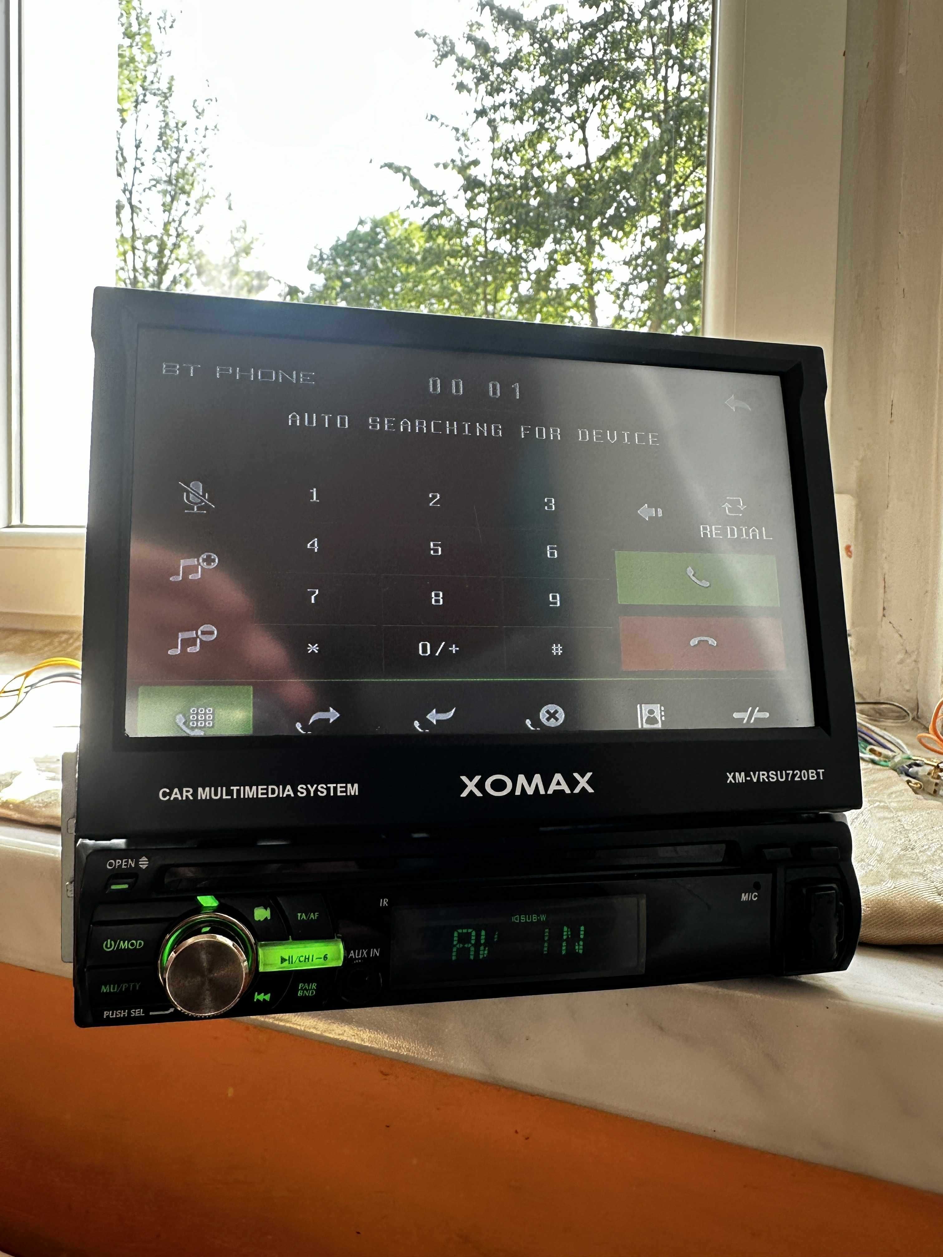 Radio 1 Din Ekran Winda XOMAX XM-VRSU720BT 4X60W USB SD Bluetooth