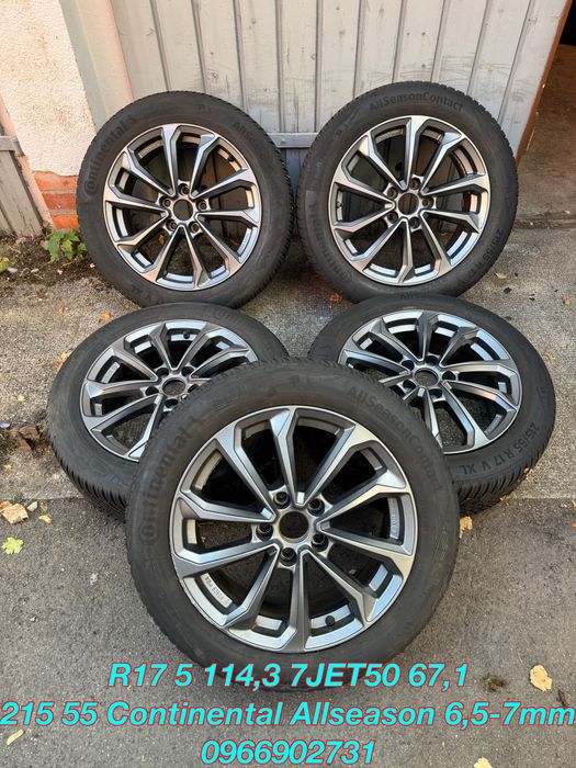 Колеса диски R17 225 65 5 114,3 Мазда Hyundai Kia Toyota Кіа Хюндай
