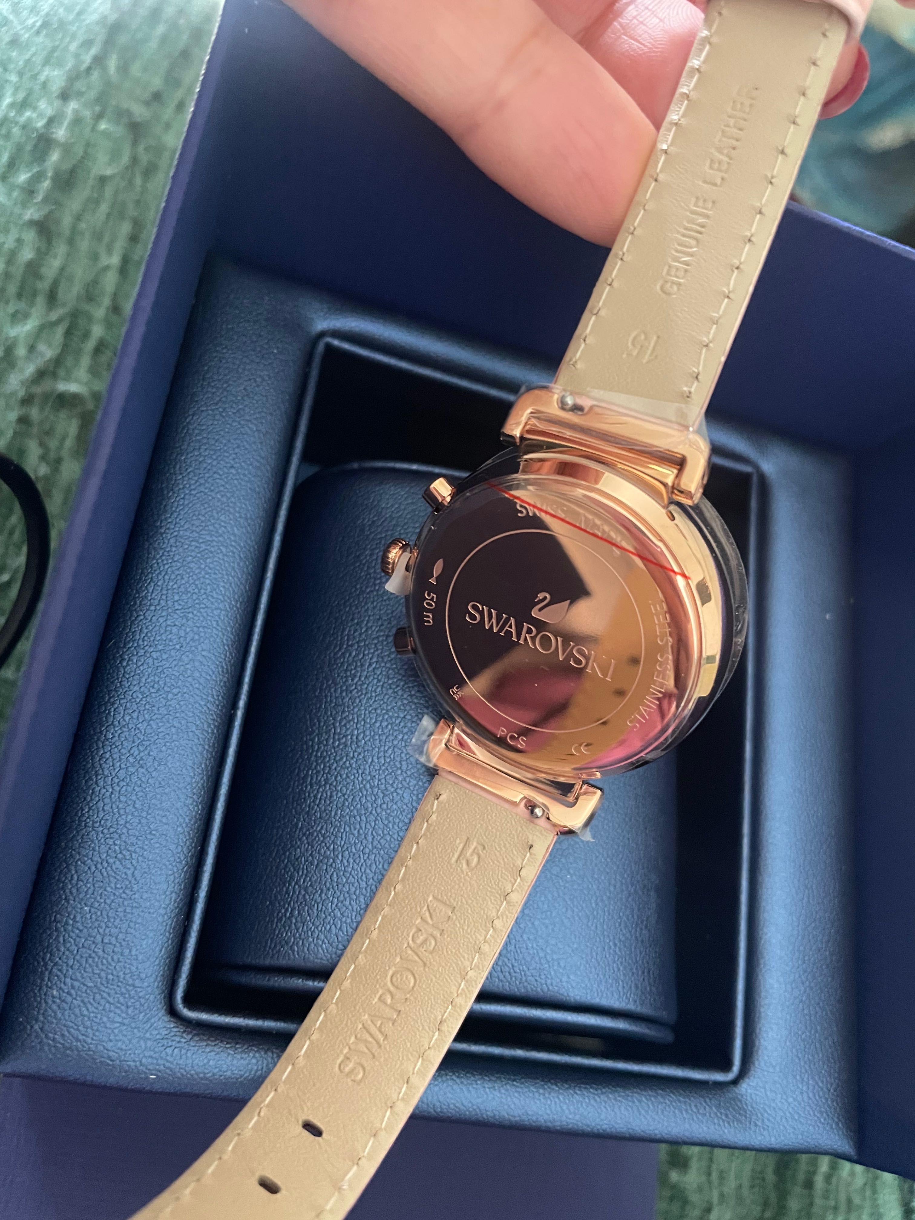 Swarovski relógio Passage Chrono, Swiss made, Rosa