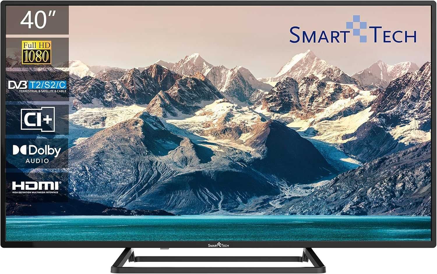 Розпродаж! Телевізор 40" SmartTech 40FN10T3 (FullHD T2/S2 Dolby Audio)