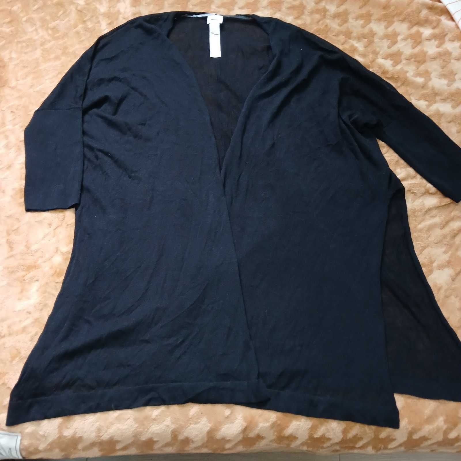Женский черный кардиган р. xxl