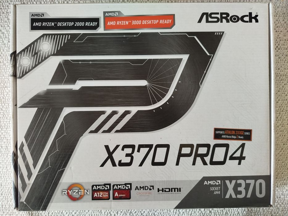 Материнська плата ASRock X370 Pro4 (sAM4, AMD X370, PCI-Ex16) OEM