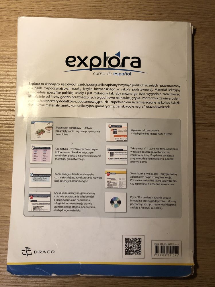 Podręcznik explora 2 z języka hiszpańskiego, poziom A 1.2