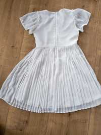 Sukienka wizytowa kolor złamana biel 164 cm