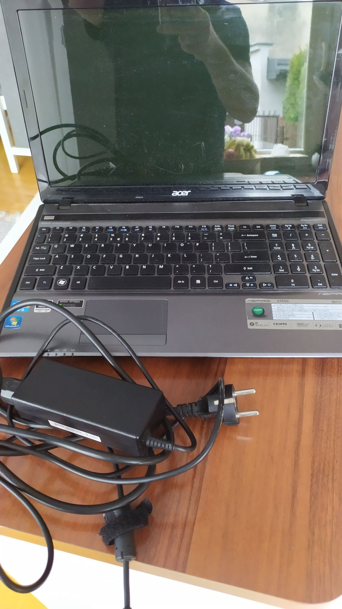 Laptop Acer uszkodzony