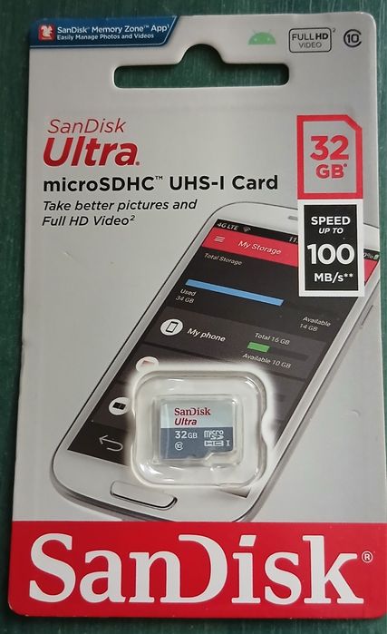 Карта пам'яті SanDisk Ultra 32Gb