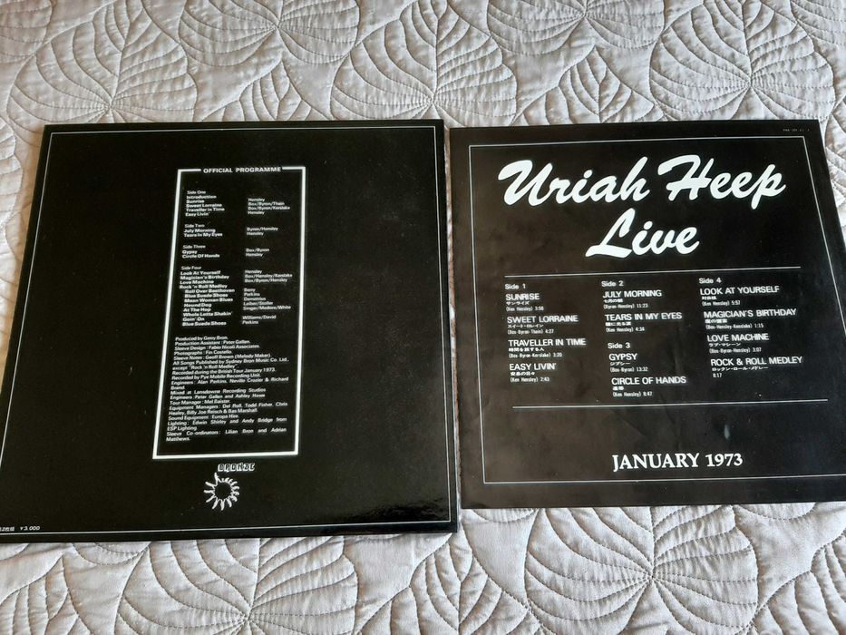 Uriah Heep - Live January 1973 - Japão - 2 x Vinil LP