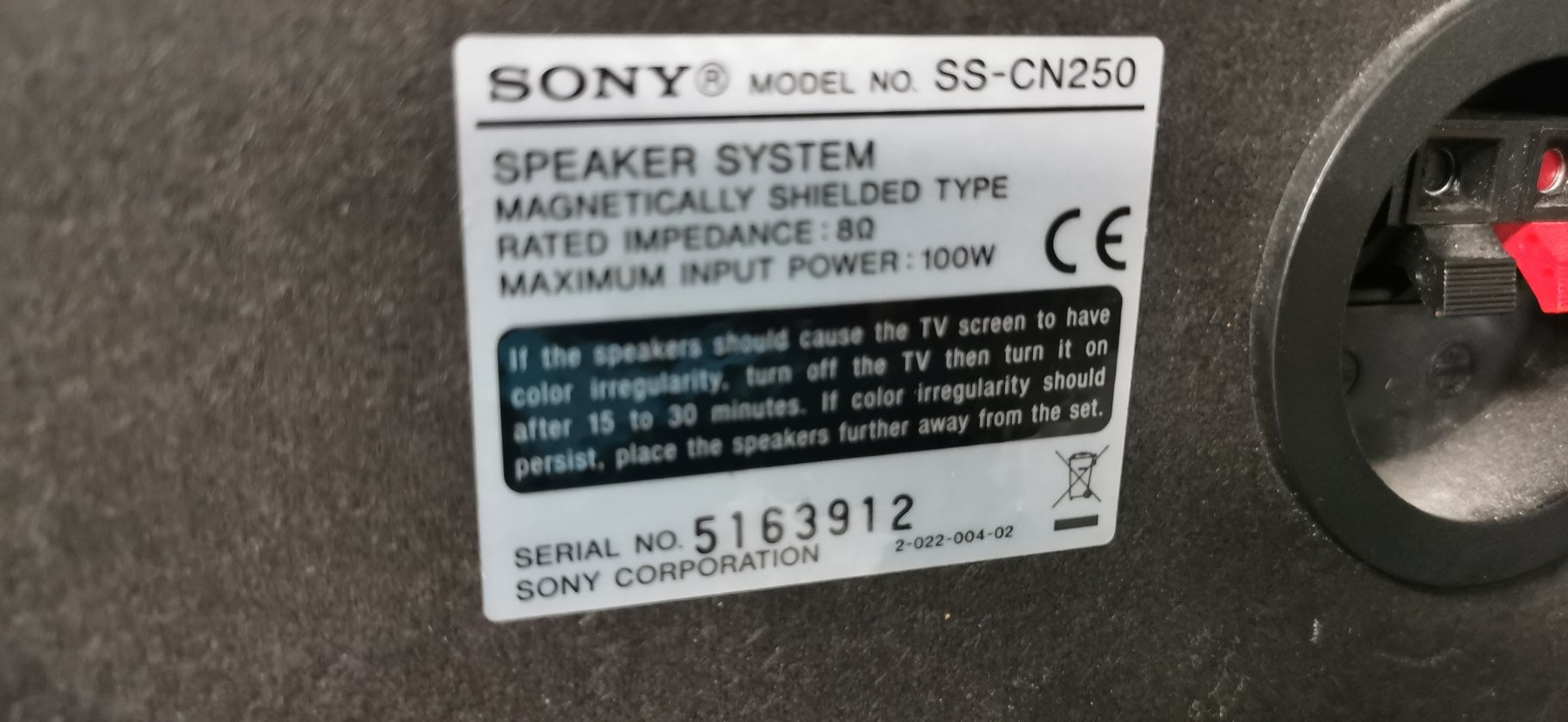 Amplituner Sony wraz z głośnikami 5.1