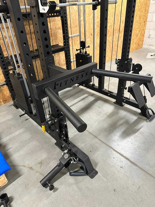 Brama treningowa ze stosem 2x100kg, Suwnica, wyciąg górny i dolny itd