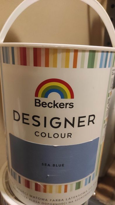 Wysokiej jakości farby Beckers Sea Blue