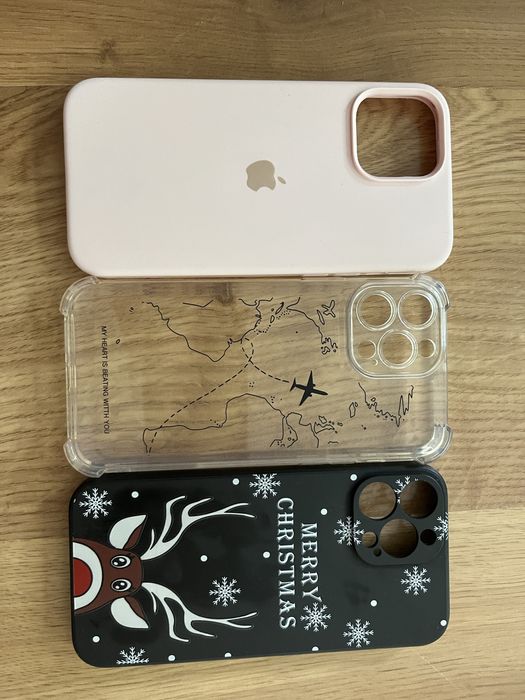3 case do Iphone 13 pro max + 2 kable w zestawie