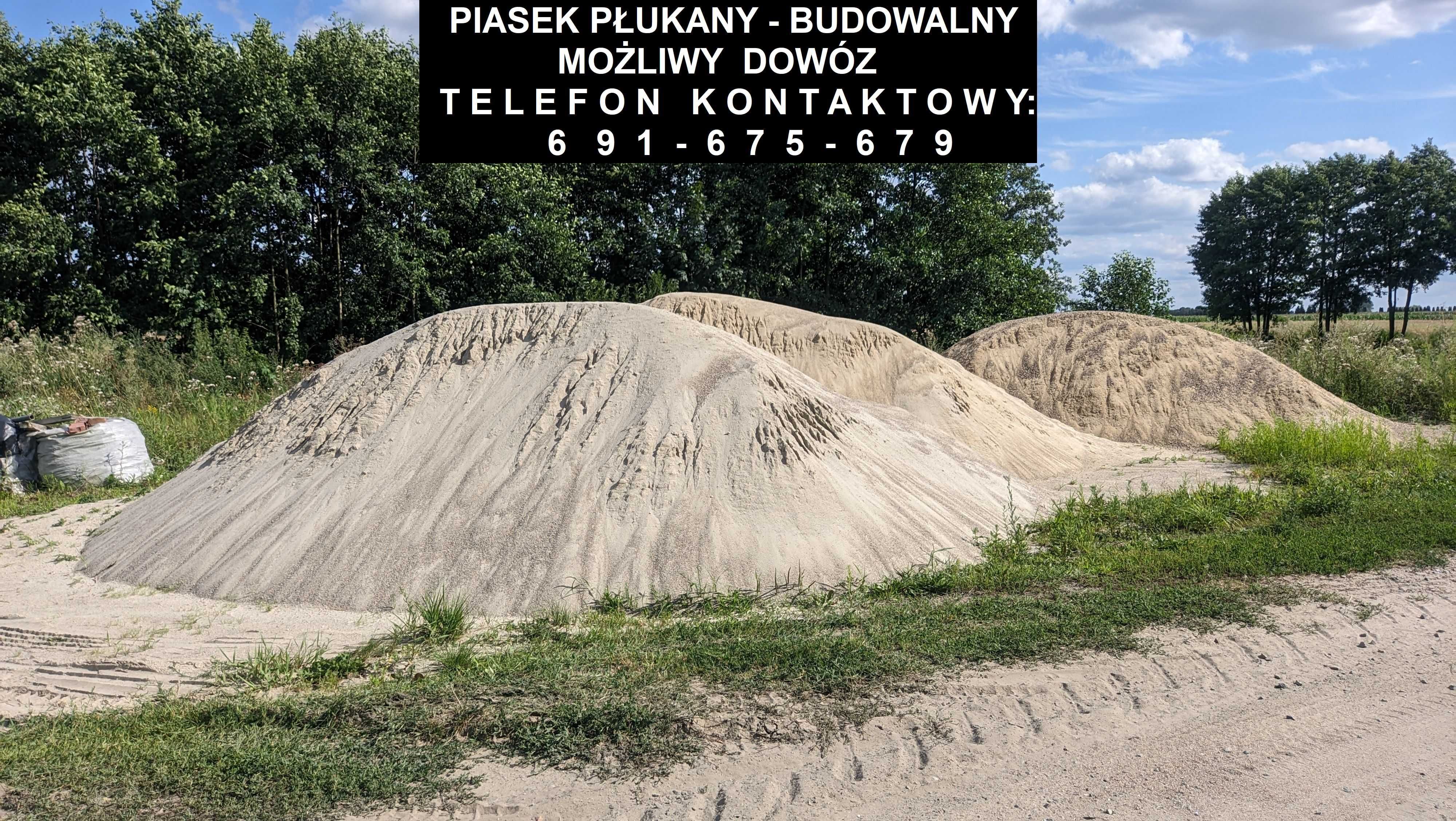 Płukany piasek budowlany/ zagęszczanie/ pod kostkę - 0,1 - TRANSPORT
