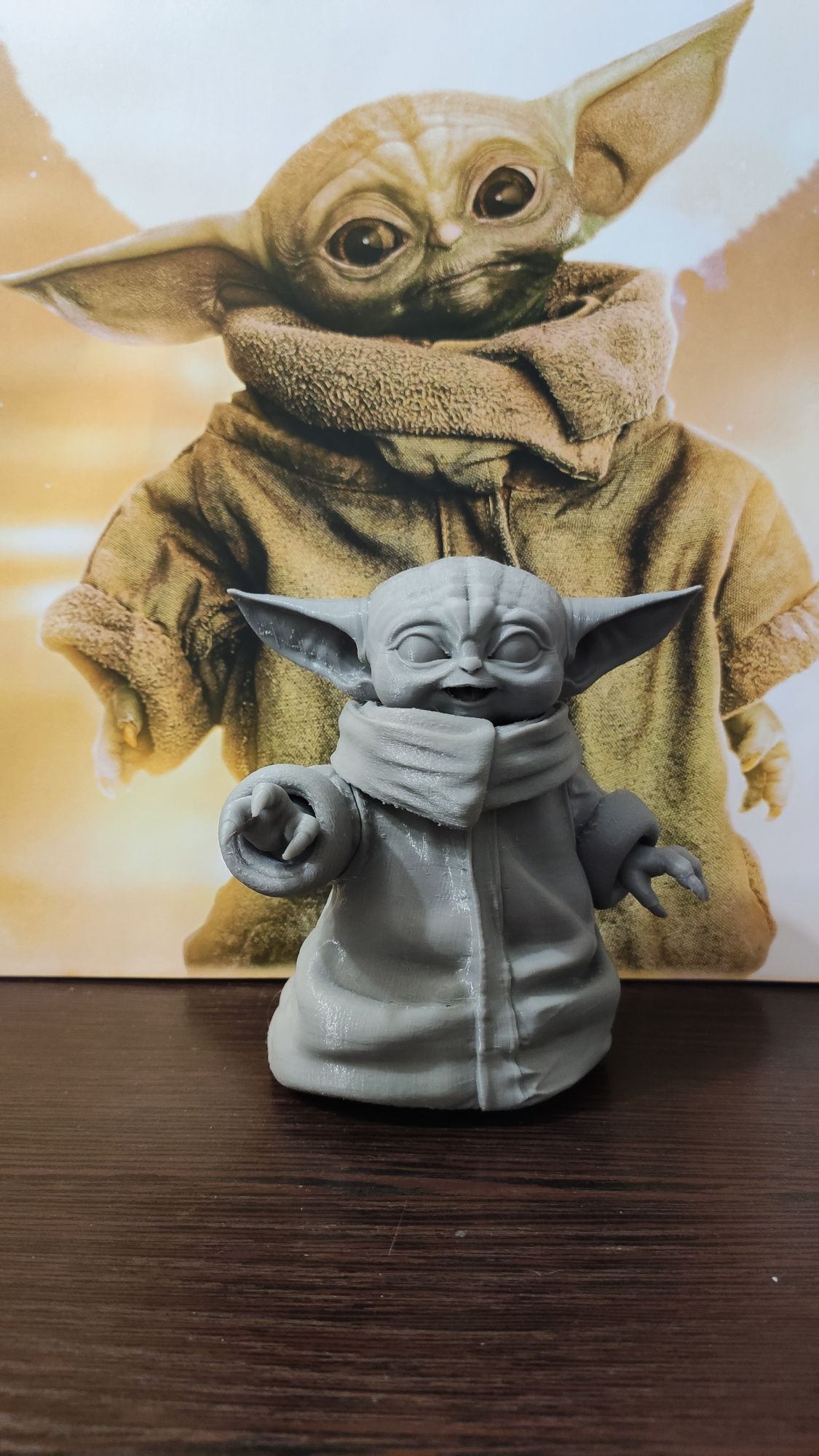 Baby Yoda Grogu Бейби Йода Грогу Мандалорец Mandalorian 12см