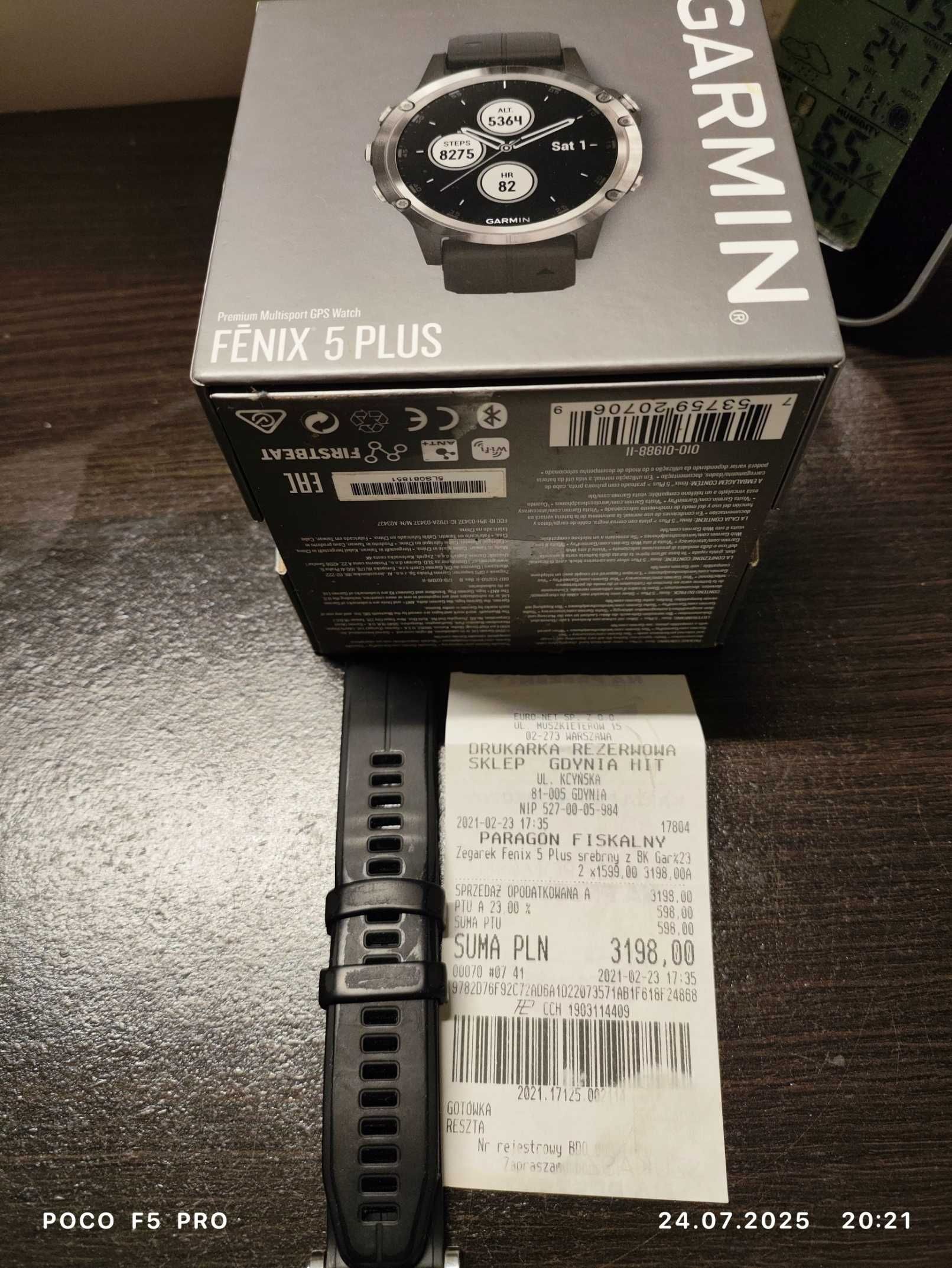 Garmin Fenix 5 plus KIELCE