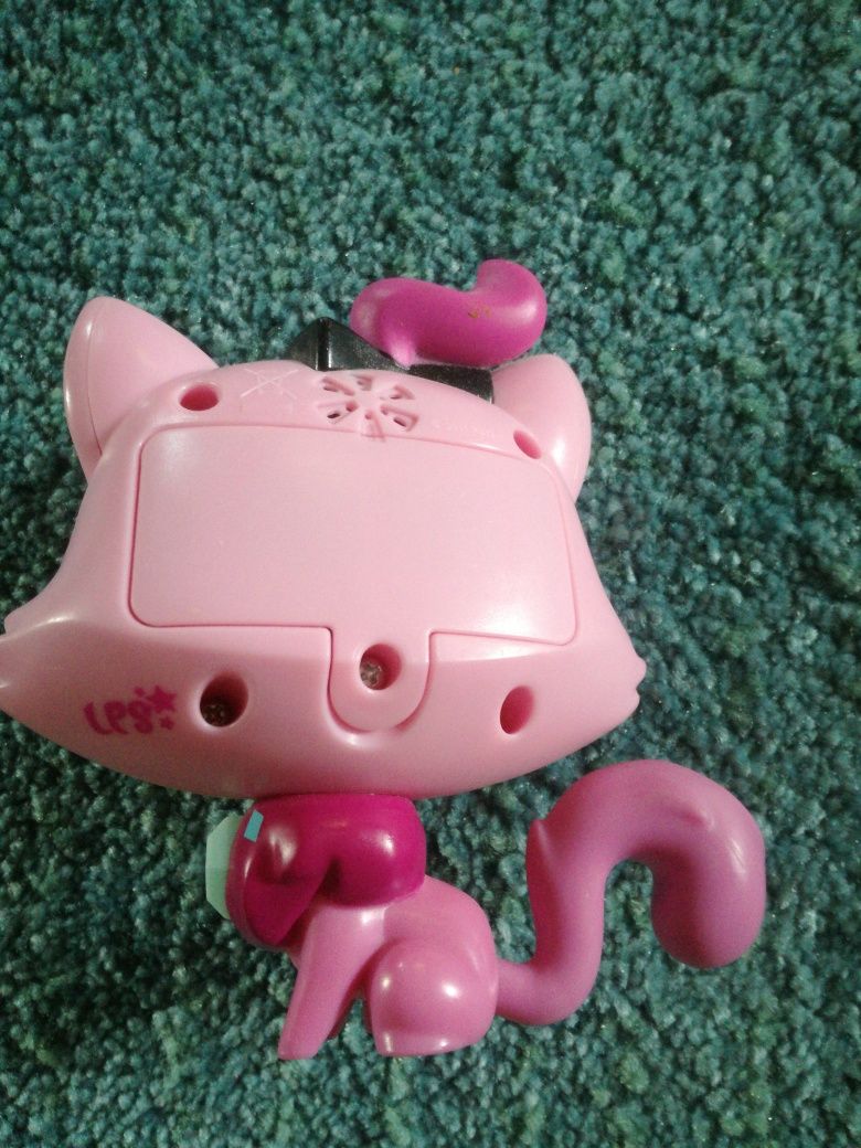 Littlest Pet Shop LPS Singing Cat Jumbo Pink Spiewajacy kotek Hasbro