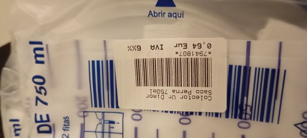 Geriatria - saco urina