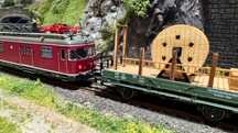 Wagon motorowy z wieżą do budowy trakcji elektrycznej Maerklin 39971