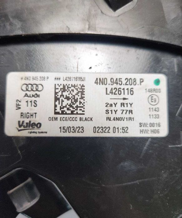 Стоп стопи Ауді Audi a8 d5 oled