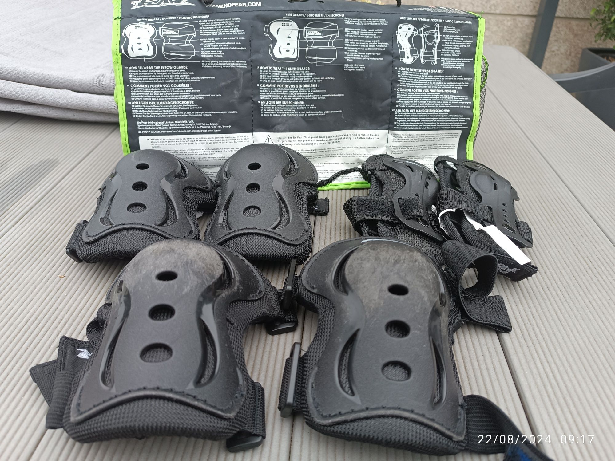 Proteção para patins, skate, trotinete criança