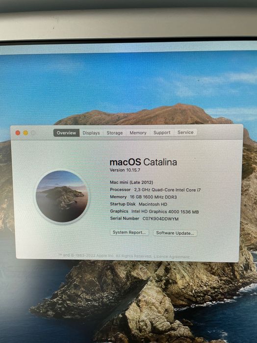 MAC Mini Late 2012 e Cinema Display