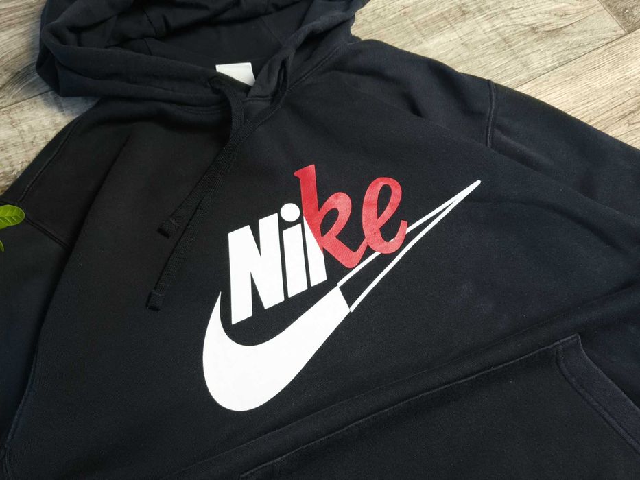 NIKE худі оригінальне чоловіче чорне бавовна Л