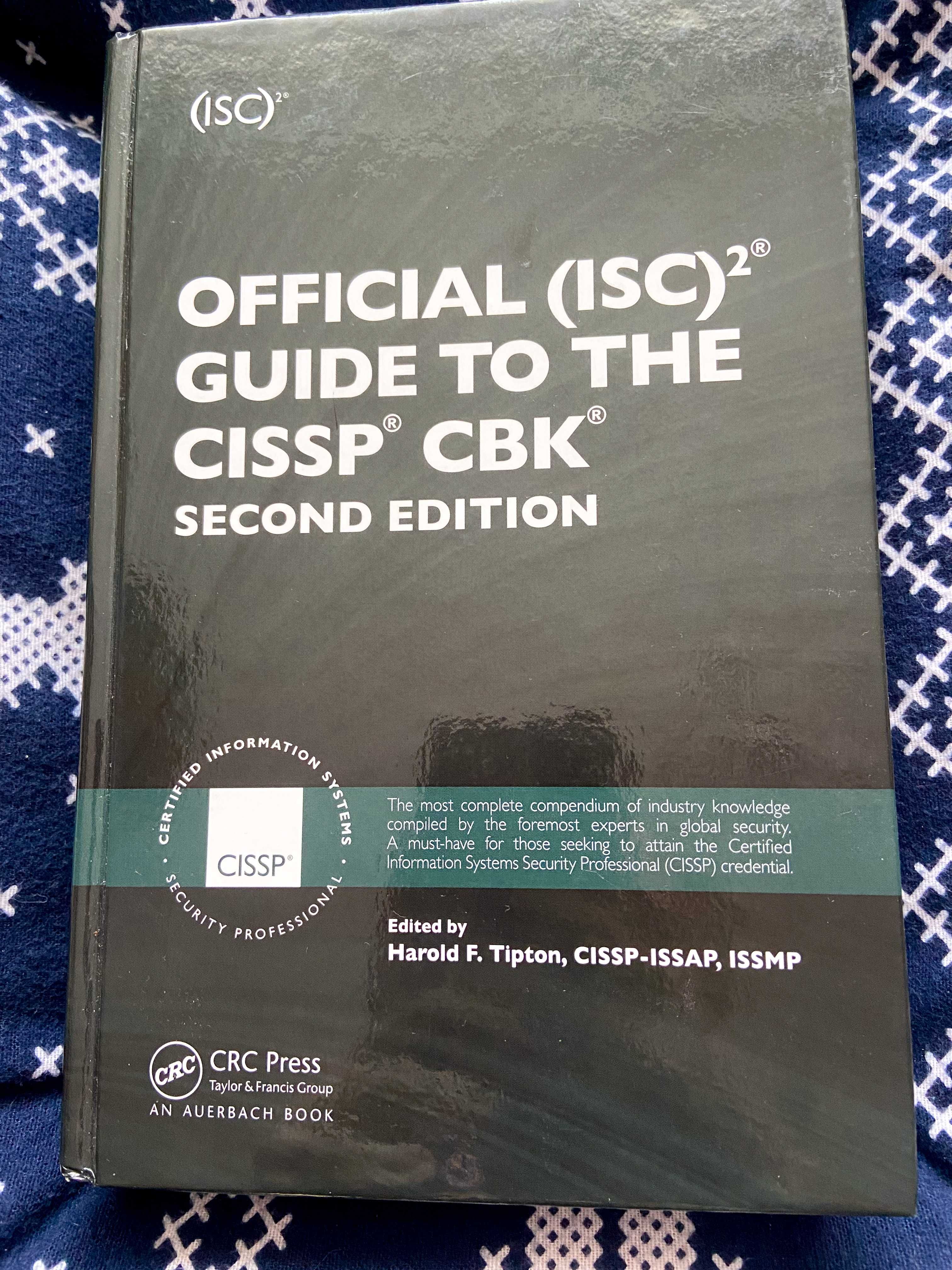 Official isc guide to the CISSP cbk DRUGA EDYCJA